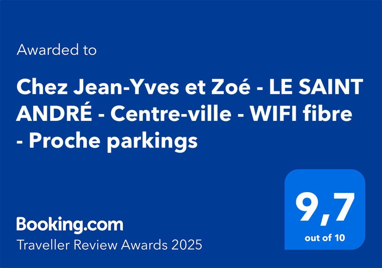 Apartament Chez Jean-Yves Et Zoe - Le Saint Andre - Au Calme, Tres Propre, Proche Parkings, Clim Niort Zewnętrze zdjęcie